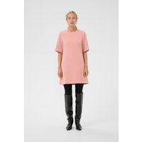 Minimalistisches Kurzarm-A-Linien-Minikleid