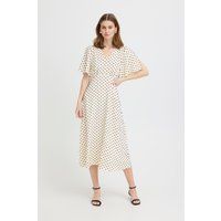 Elegantes Polka-Dot-Midikleid