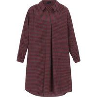 Oversized Mini-Kleid mit Karomuster