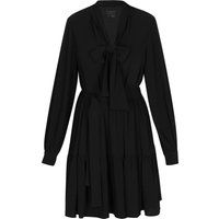 Mini-Stufenkleid mit Schluppenkragen