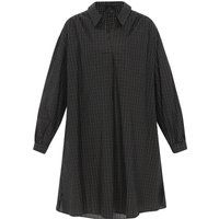 Oversized Hemdblusenkleid mit Karomuster