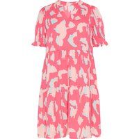 Leuchtendes gestuftes Minikleid