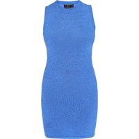 Ärmelloses Mini-Strickkleid mit Struktur
