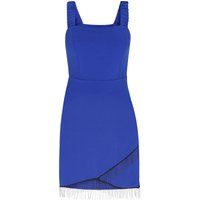 Elegantes asymmetrisches Minikleid mit Fransen