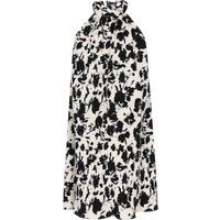 Halterneck-Minikleid mit Blumenprint