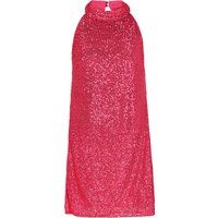 A-Linien-Minikleid mit Pailletten und Neckholder