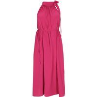 Elegantes Halterneck-Midikleid