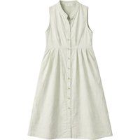 Ärmelloses Maxikleid mit Knopfleiste