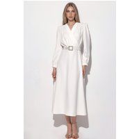 Elegantes A-Linien-Midikleid mit Perlenverzierung