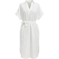 Lockeres Midikleid aus Crinkle-Baumwolle