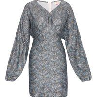 Boho-Minikleid mit Glockenärmeln
