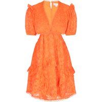 Florales Minikleid mit Cut-outs