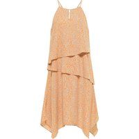 Gestuftes Midikleid mit Animal-Print