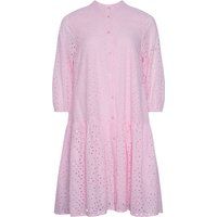 Hemdblusenkleid mit Lochstickerei