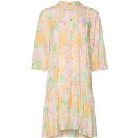 Luftiges Pastell-Hemdkleid mit Blumenmuster