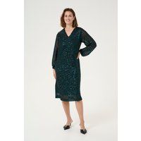 Schimmerndes Pailletten-Midikleid in A-Linie