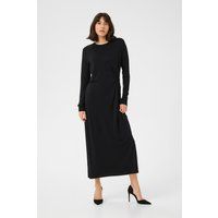 Minimalistisches Midikleid mit Raffung