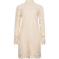 Elegantes Spitzen-Minikleid mit Stehkragen