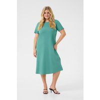 Lässiges Midi-T-Shirt-Kleid aus Baumwolle