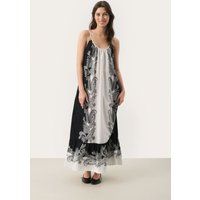 Maxikleid mit Paisleymuster aus Baumwolle