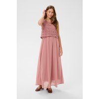 Romantisches Maxikleid mit Häkelspitze