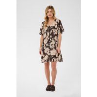 Feminines Minikleid mit Blumenmuster