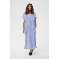 Gestreiftes Maxi-Kaftankleid Loose Fit