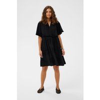 Besticktes Mini-Kleid mit V-Ausschnitt