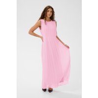 Ärmelloses plissiertes Maxikleid