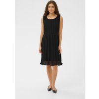 Ärmelloses Plissee-Kleid in A-Linie