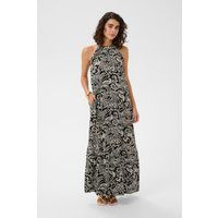 Maxi-Kleid mit Paisleymuster und Neckholder