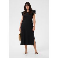 Midi-Kleid mit lockeren Rüschenärmeln