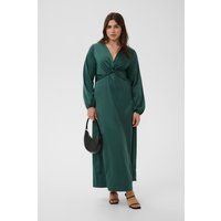 Elegantes Satin-Maxikleid mit Twist-Detail