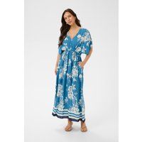 Florales Maxikleid im Kaftan-Stil