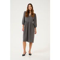 Elegantes Midikleid mit V-Ausschnitt