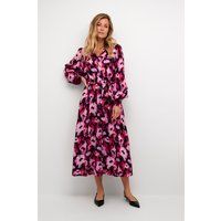 Gemustertes Midi-Hemdblusenkleid
