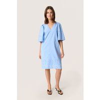 Baumwollkleid mit Lochstickerei