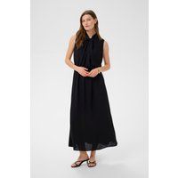 Elegantes ärmelloses Midikleid mit Twist-Kragen