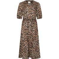 Elegantes Midikleid mit Leopardenmuster