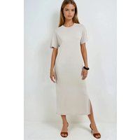 Lockeres Midi-Kleid aus Jersey