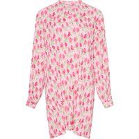 Plissiertes Hemdkleid mit Blumenmuster