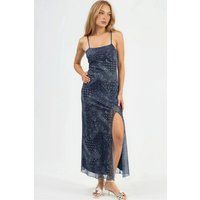 Maxikleid mit Paisleymuster und Trägern