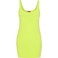 Eng anliegendes Rippstrick-Minikleid