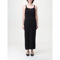 Maxikleid aus perforiertem Netzstrick