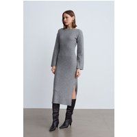 Bodycon-Midikleid aus Rippstrick