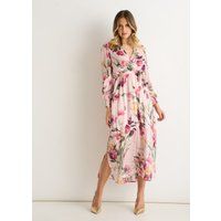 Schimmerndes Wickel-Design aus Chiffon