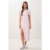 Figurbetontes Midi-T-Shirt-Kleid