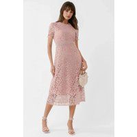 Aufwendiges Spitzenkleid in A-Linie