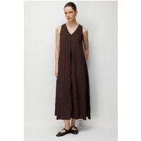 Fließendes Maxikleid mit V-Ausschnitt