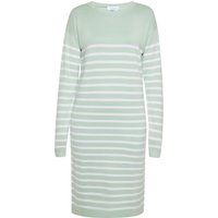 Gestreiftes Strick-Midikleid